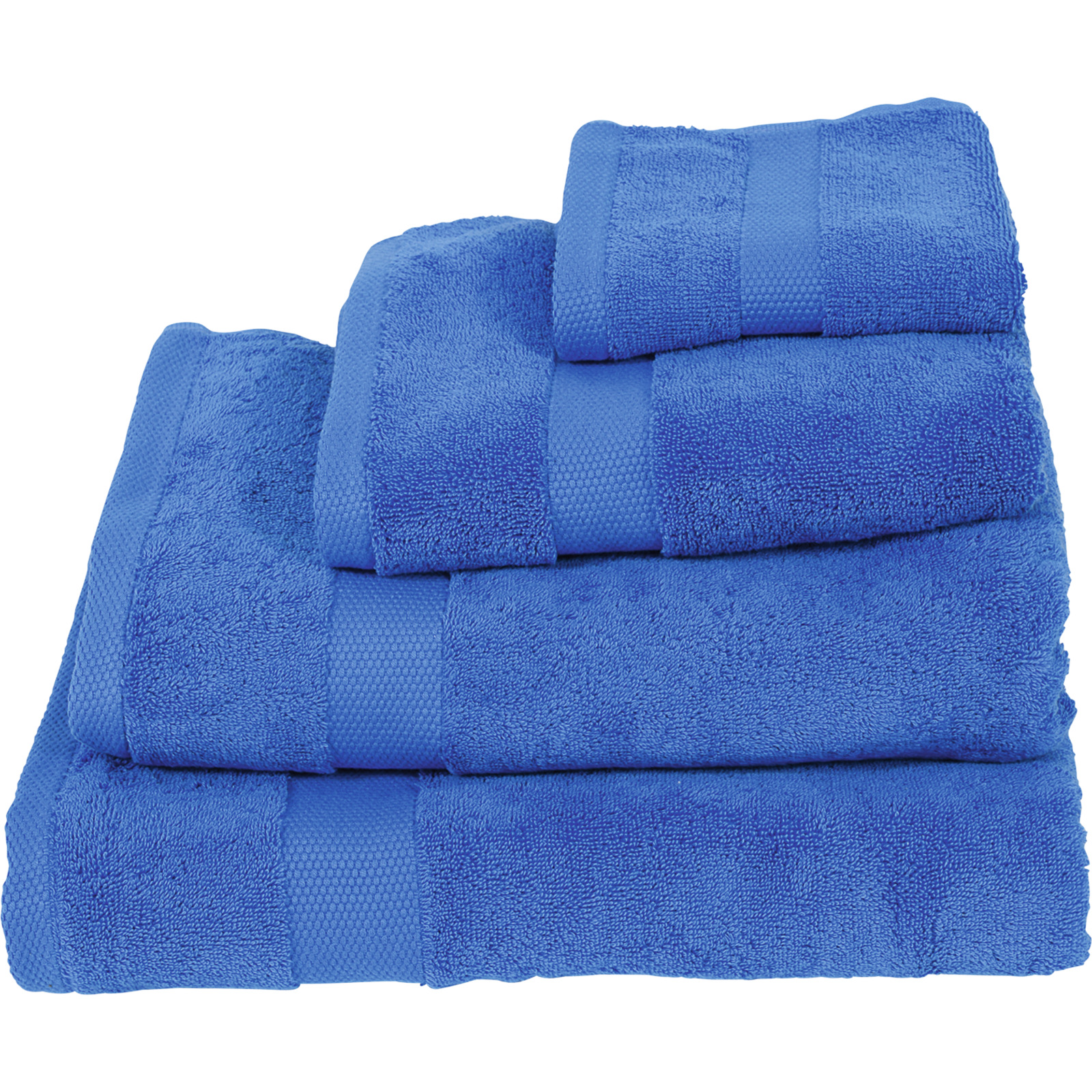 Waschlappen 30 x 30 cm uni mittelblau