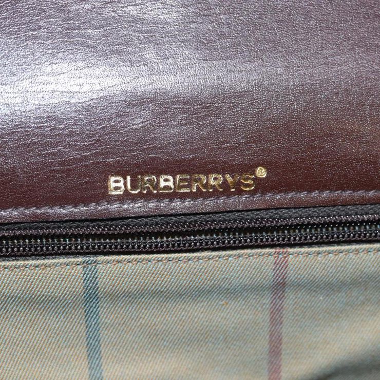 Burberry Vintage Burberry Shoulder Bag Brown