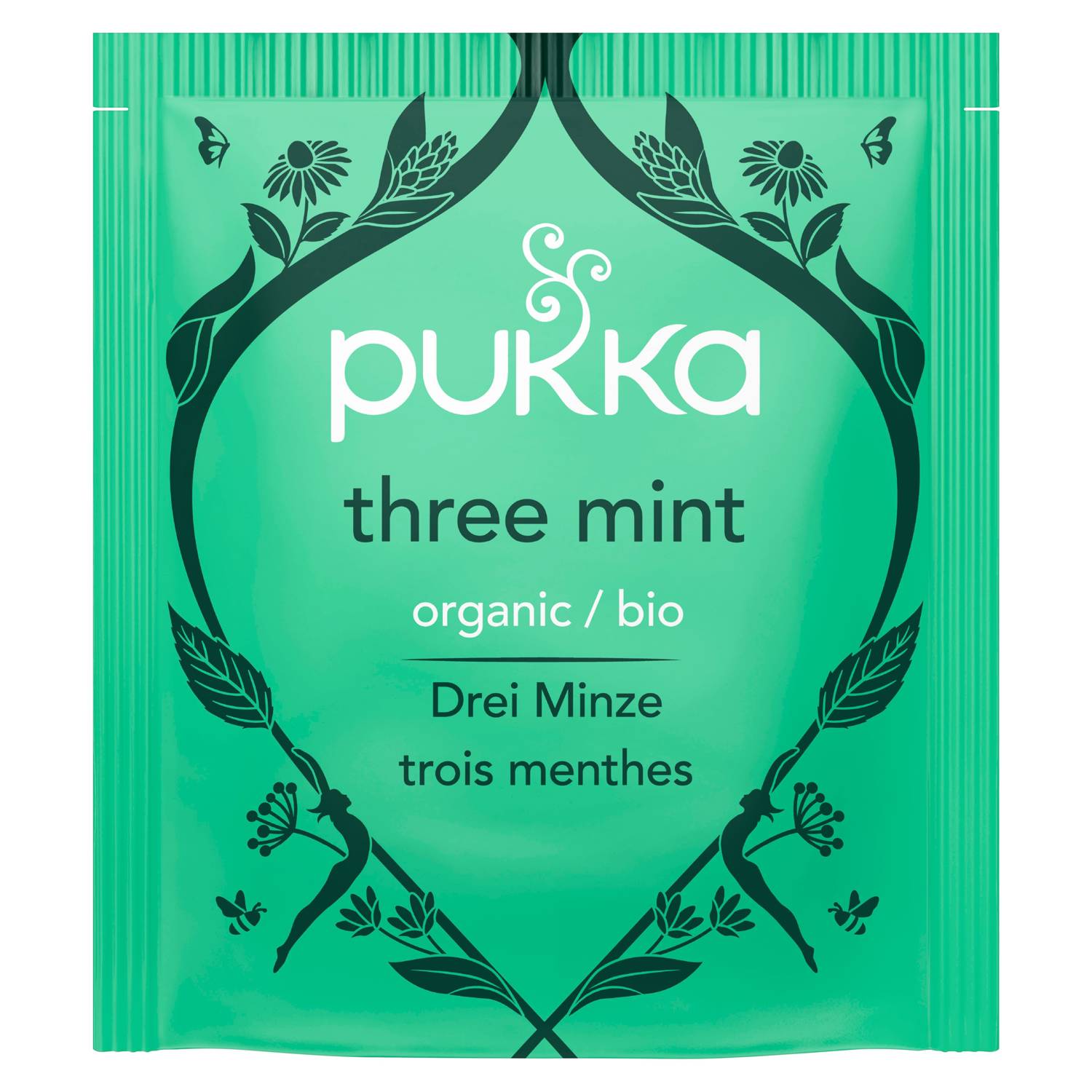 PUKKA Drei Minze Tee<br>20 Stück, Beutel, TEES, Bio
