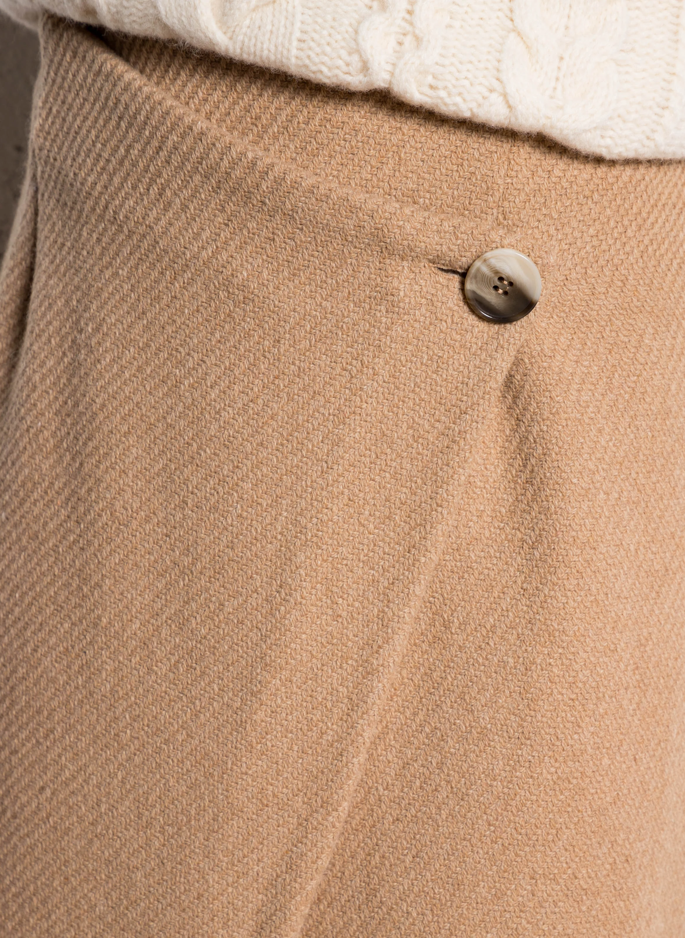 ELONA - Jupe midi| Beige