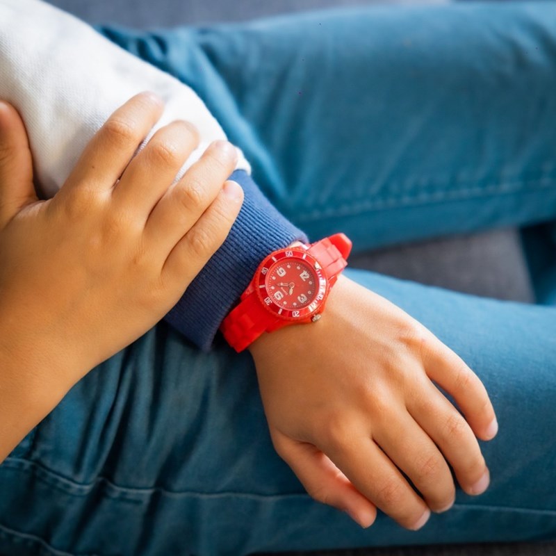 Montre Unisexe CHTIME bracelet Silicone Rouge