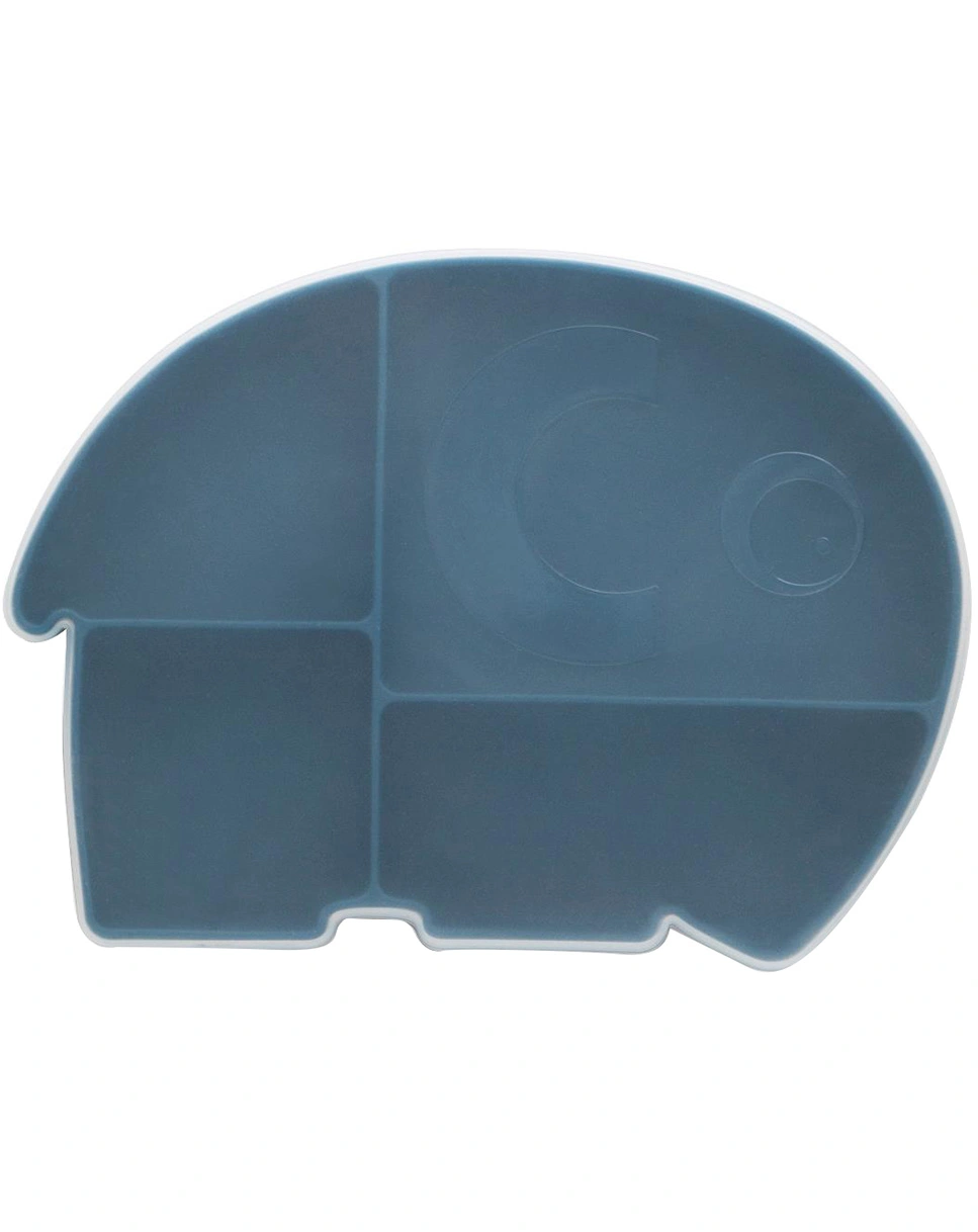 Silikonteller ELEFANT in nordic blue