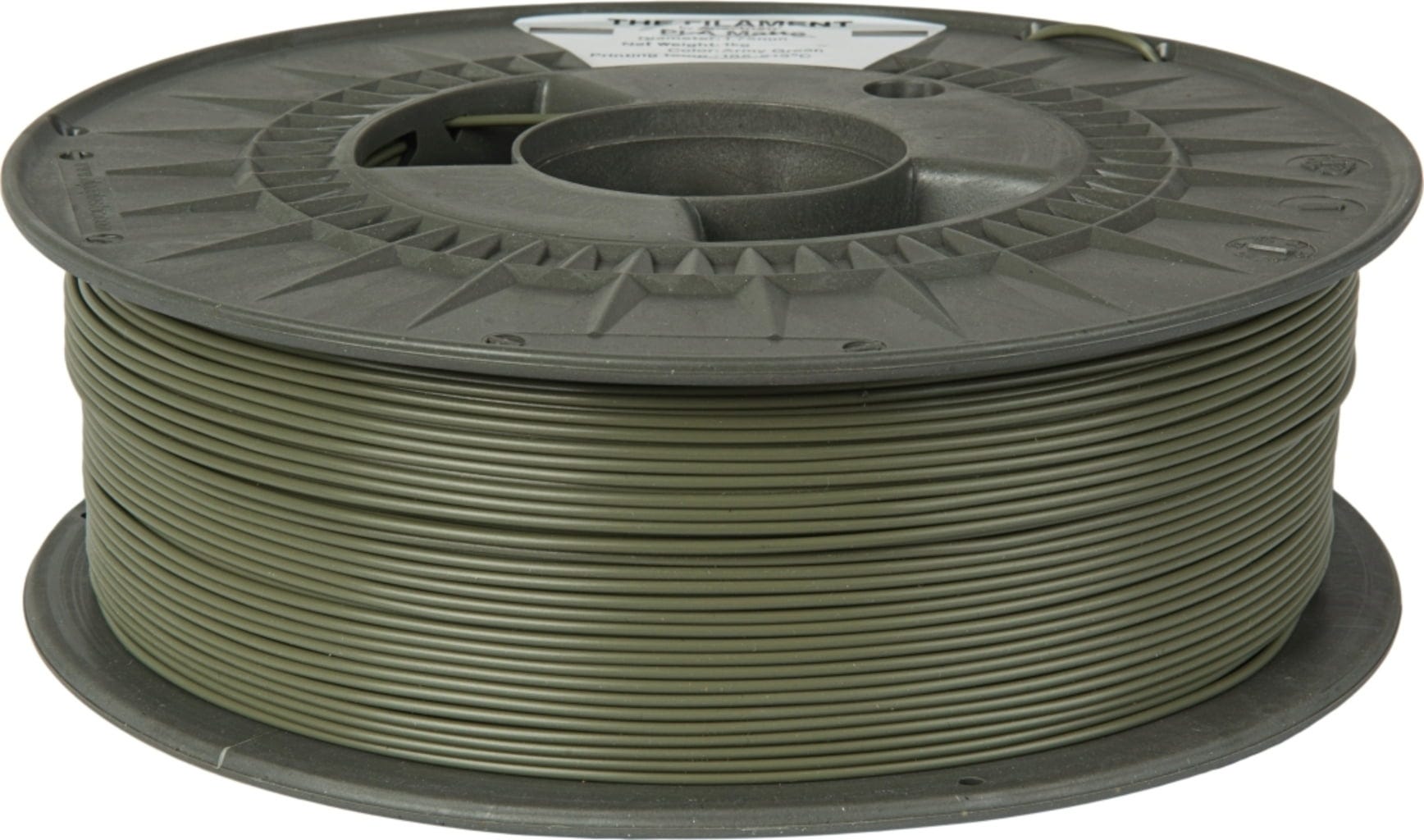 The Filament  PLA Matte Army Green, 1,75 mm / 1000 g    Mattes PLA für funktionale & dekorative Anwendungen in Army Green