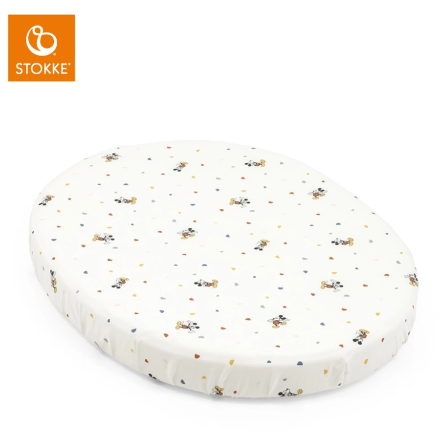 STOKKE® Sleepi™ Mini Spannbettlaken V3 Mickey Celebration