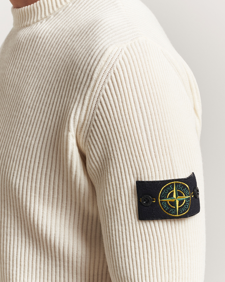 Stone Island Full Rib Crewneck Ivory