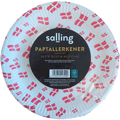 Paptallerkener - flag