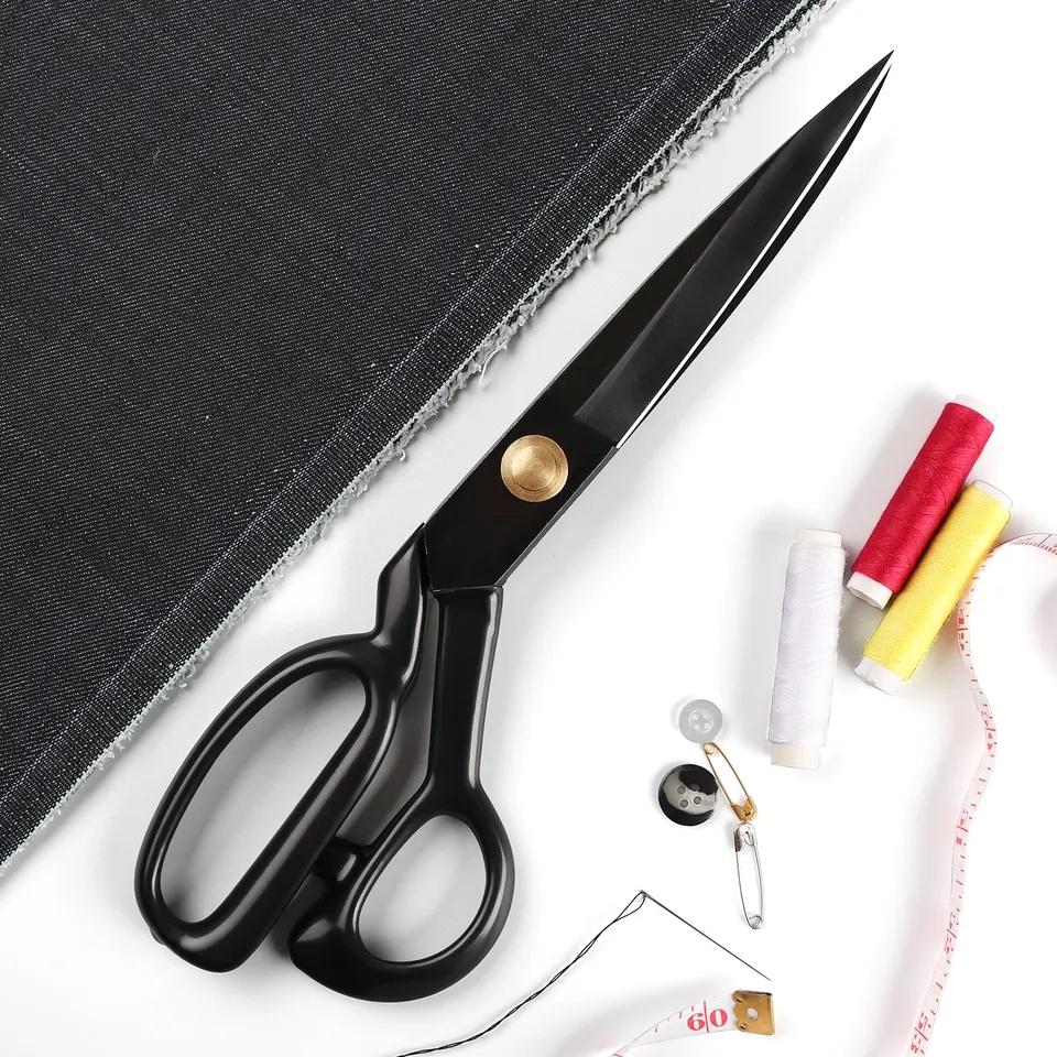 (4er Set) Professionelle Textil Scheren Fadenschere Universal Stoff Schneider Stickschere Mercerie Hilfsmittel (Rechts- und Linkshänder)