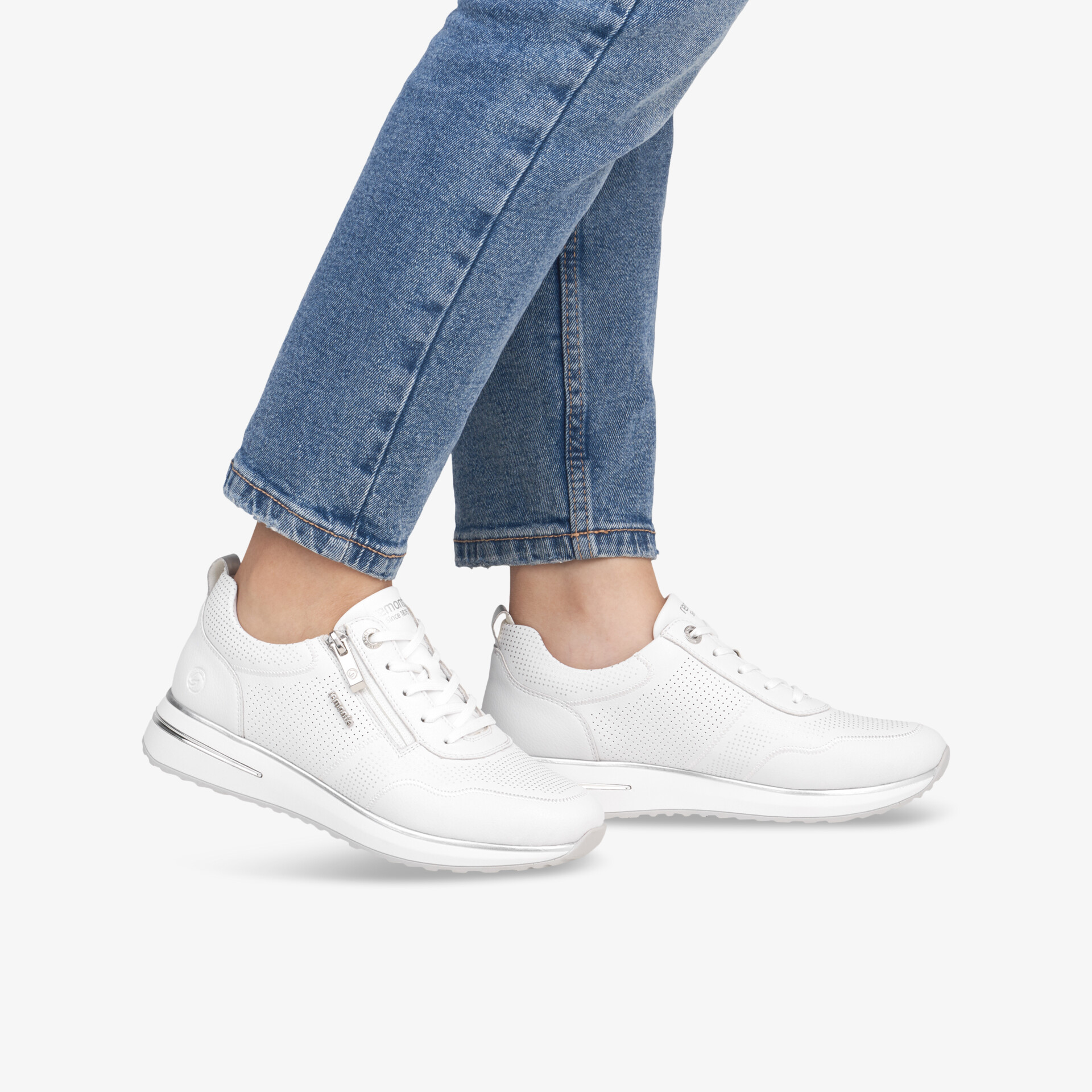 remonte Damen Sneaker weiß