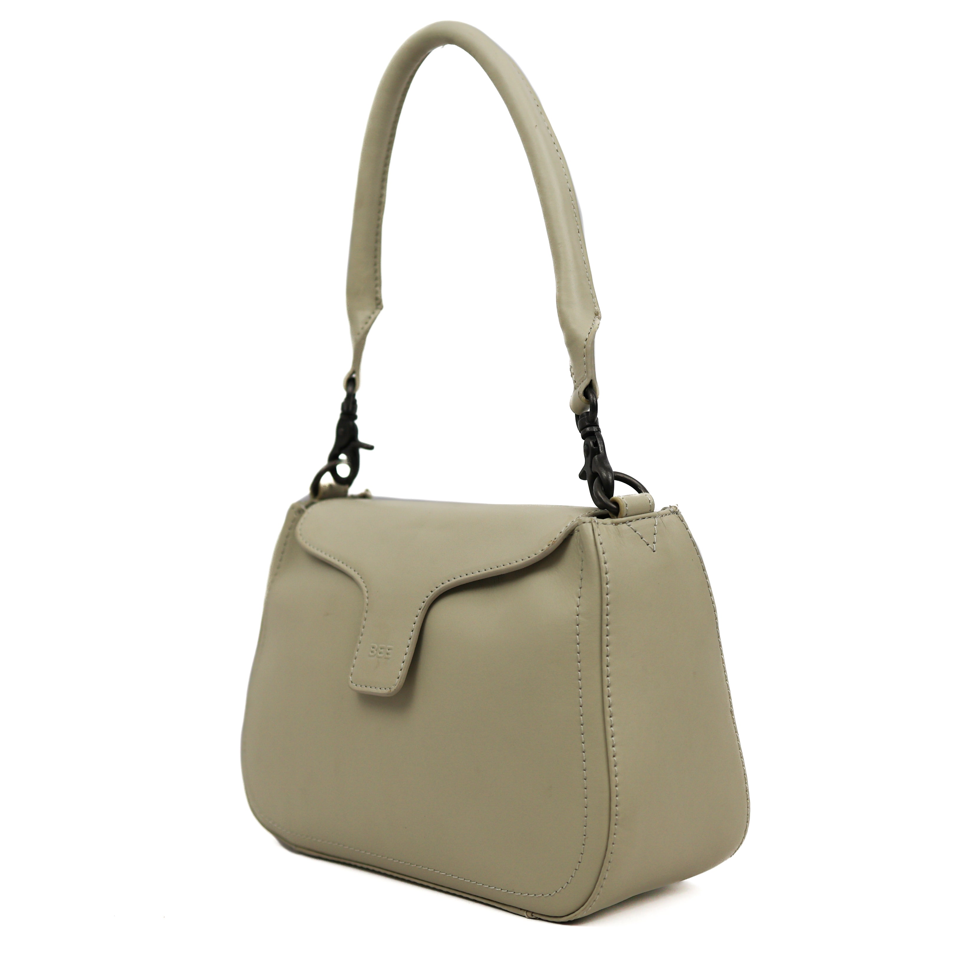 Hand-/schoudertasje met flap 'Fenna' Khaki Khaki