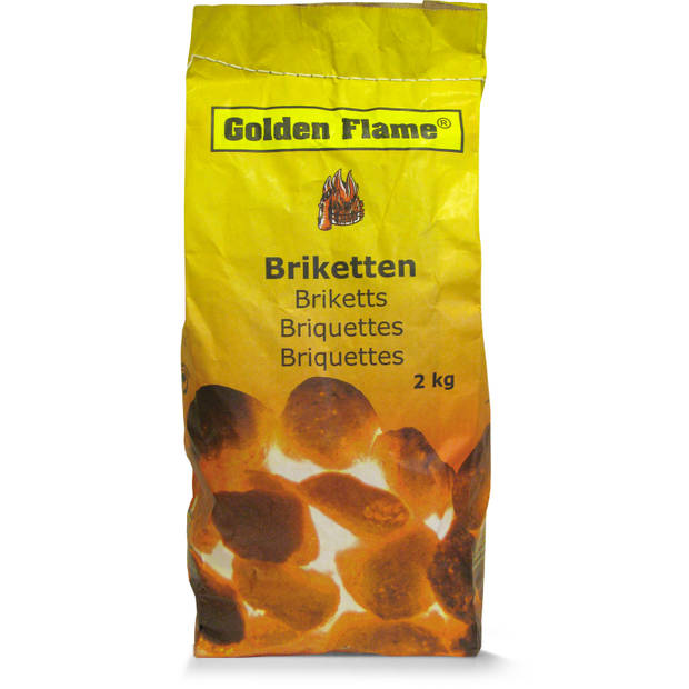 Golden Flame houtskoolbriketten 2kg