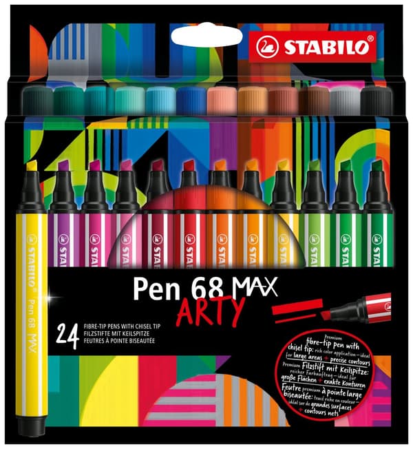 STABILO ARTY Pen 68 MAX 24-pk