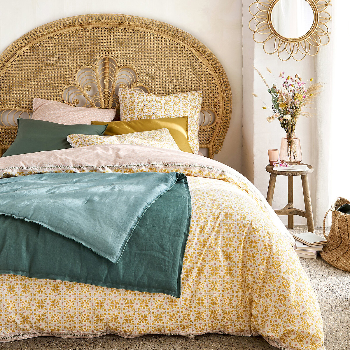 LA REDOUTE INTERIEURS<br>Capa de edredão estampada Gardenia
