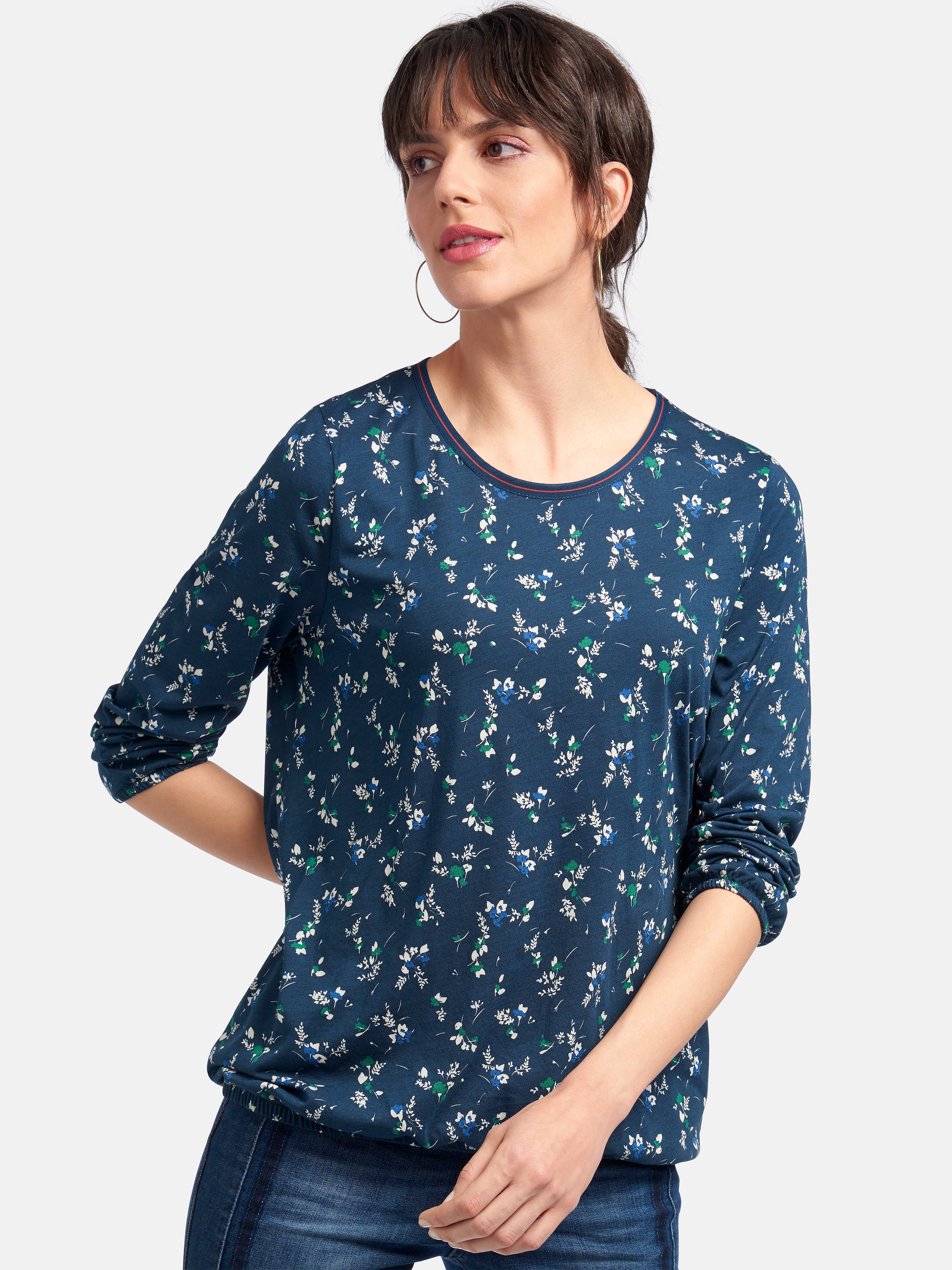 Rundhals-Shirt