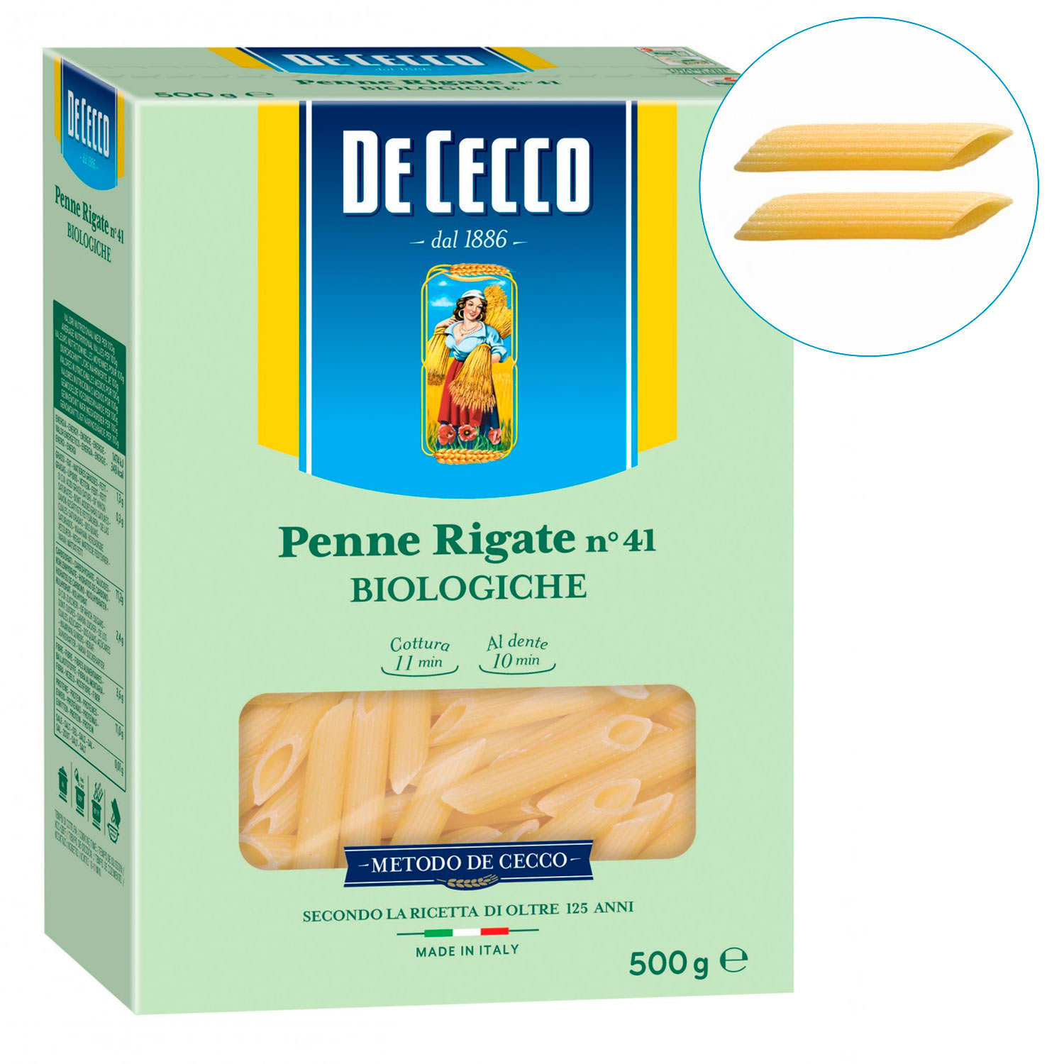 Penne Rigate Bio n°41 De Cecco