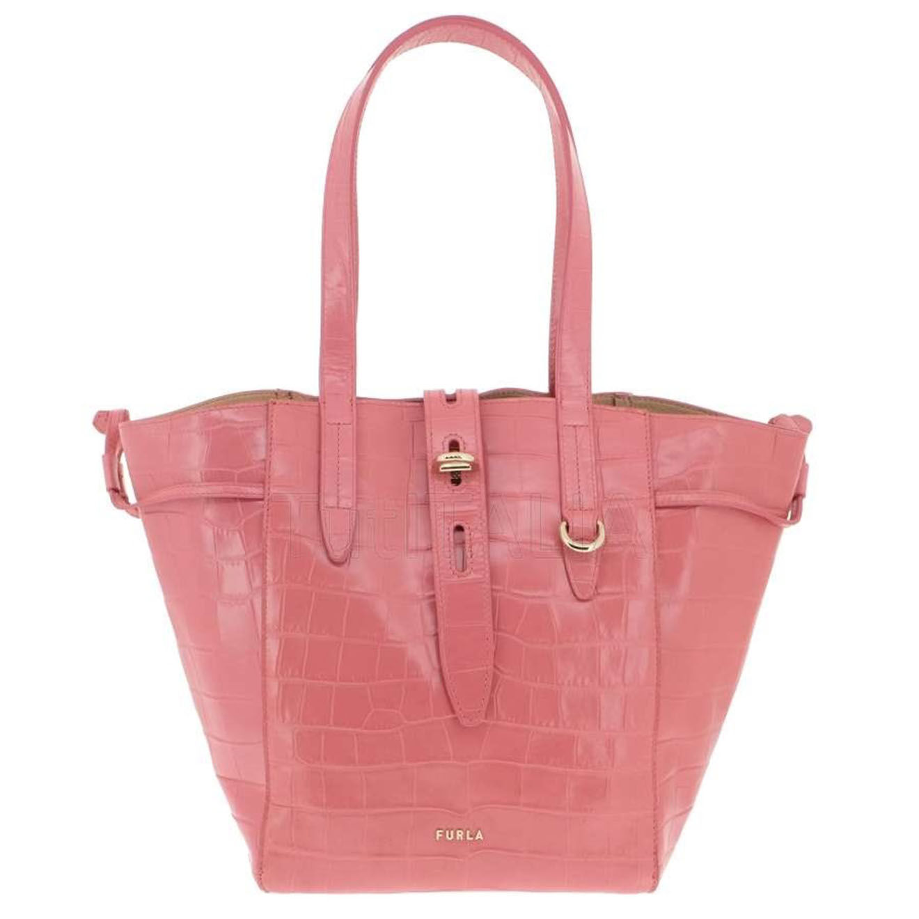 Furla Sac porté épaule en Cuir Net Mini rose  - 22x28.5x16 cm