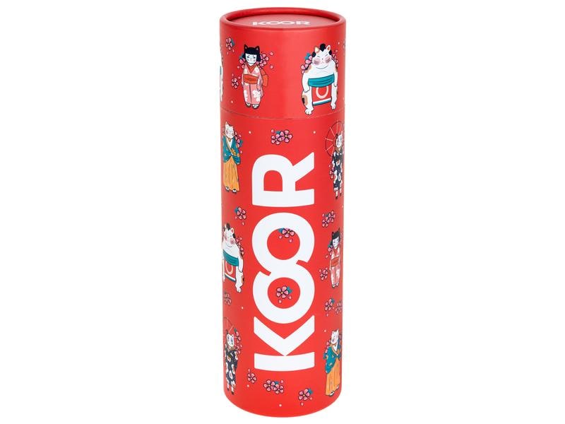 KOOR Trinkflasche Asia 500 ml Thermosflasche aus Edelstahl