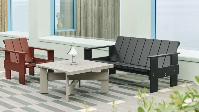 Hay Crate Low salontafel 75,5x75,5 White