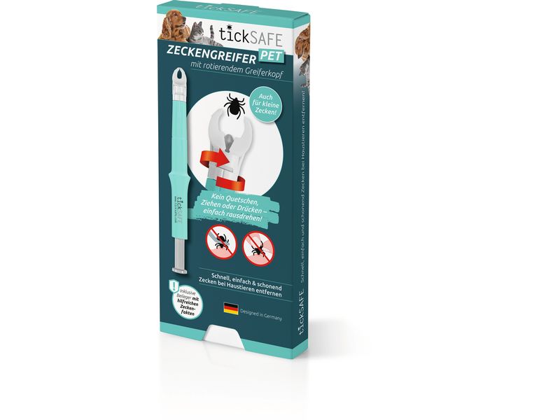 Ticksafe Erste-Hilfe-Set Rotierender Zeckengreifer Tier Drehhilfe gegen Zecken aus «Die Höhle der Löwen»