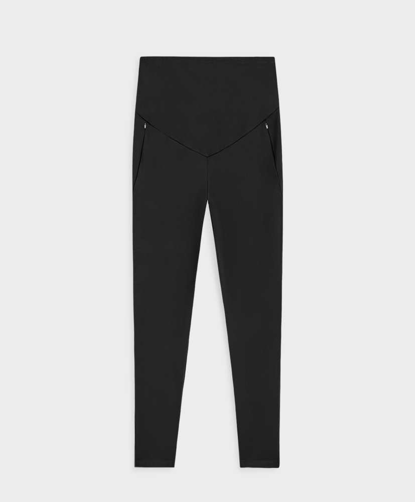 Calça legging de maternidade quentinha de 70 cm
