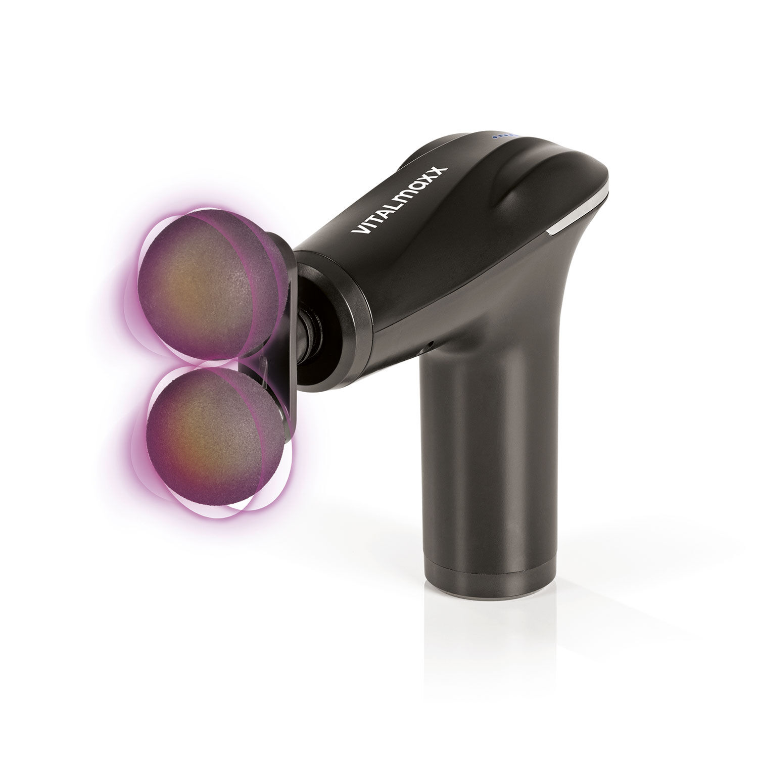Vitalmaxx Mini Massage Pistole mit Dual-Kugelaufsatz