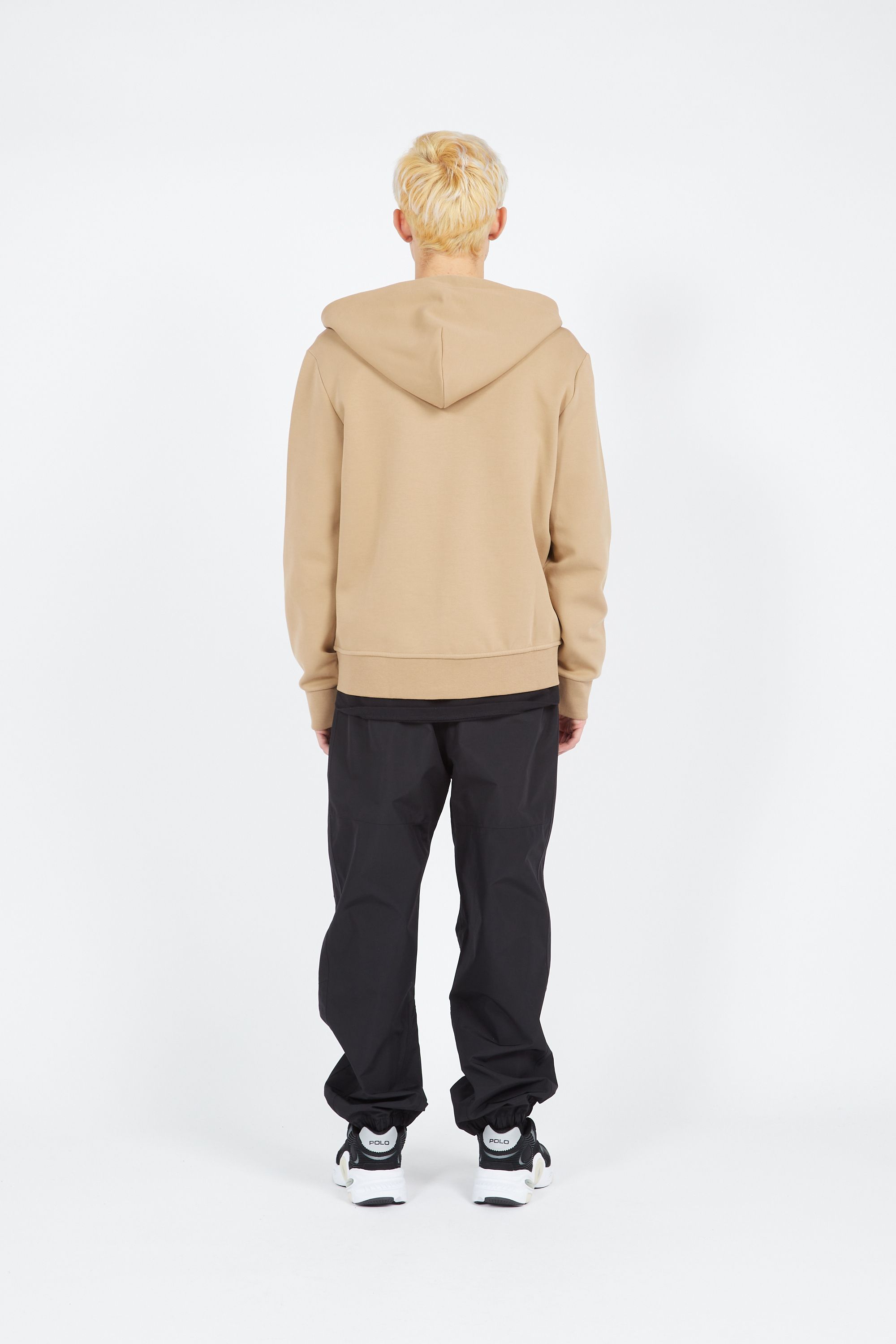POLO RALPH LAUREN Hoodie zippé DOUBLE KNIT Beige
