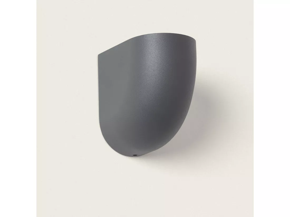 Applique Murale Extérieure LED 7W Aluminium Areca Gris foncé