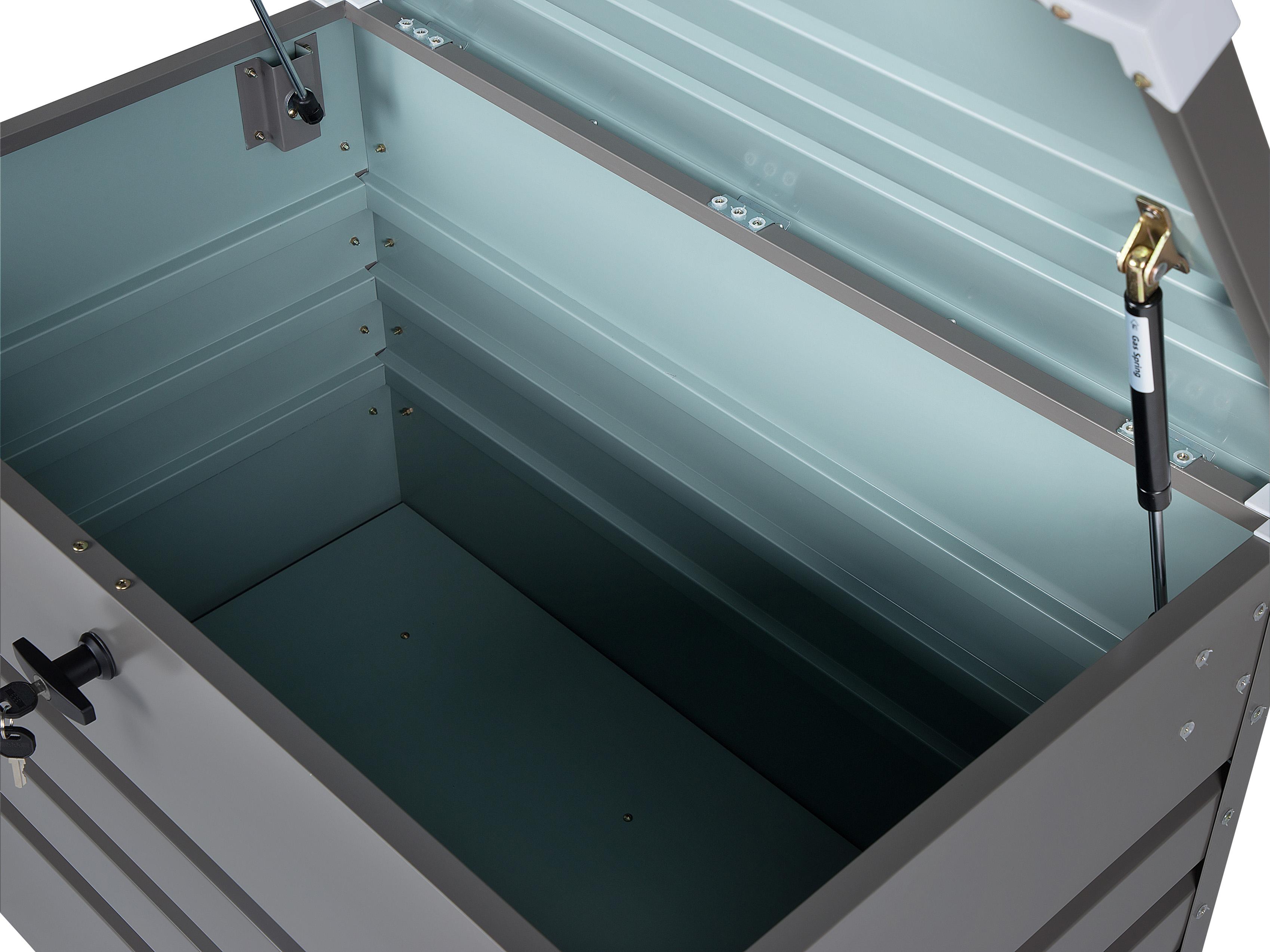 Kussenbox CEBROSA 132 cm 62 cm Grijs