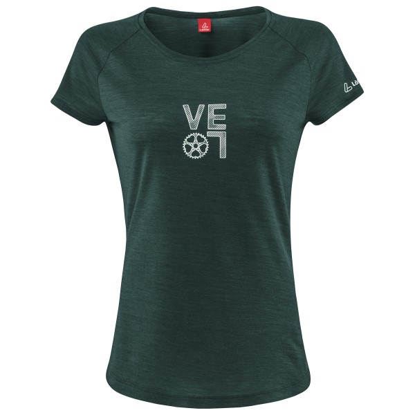 Löffler - Women's Printshirt Velo Merino-Tencel - Haut en mérinos