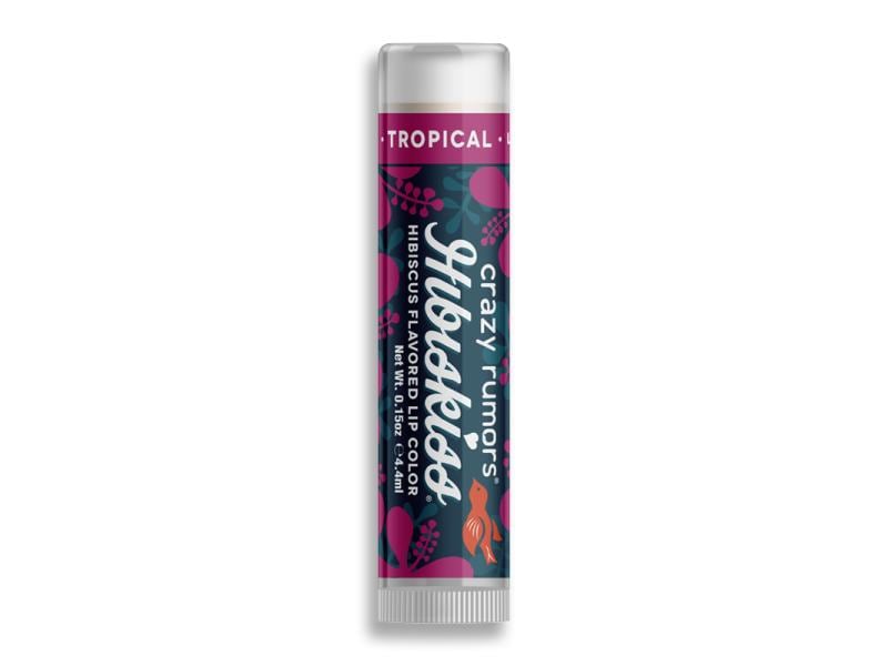 Crazy Rumors Lippenpomade HibisKiss Tropical 4.4 ml Natürlicher Lippenbalsam mit malvenfarbig-violetten Untertönen