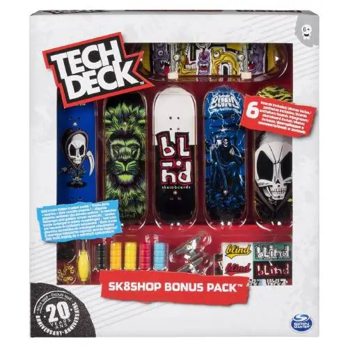 Tech Deck Bonus Sk8 Shop Asst. Finger Skateboard Pak