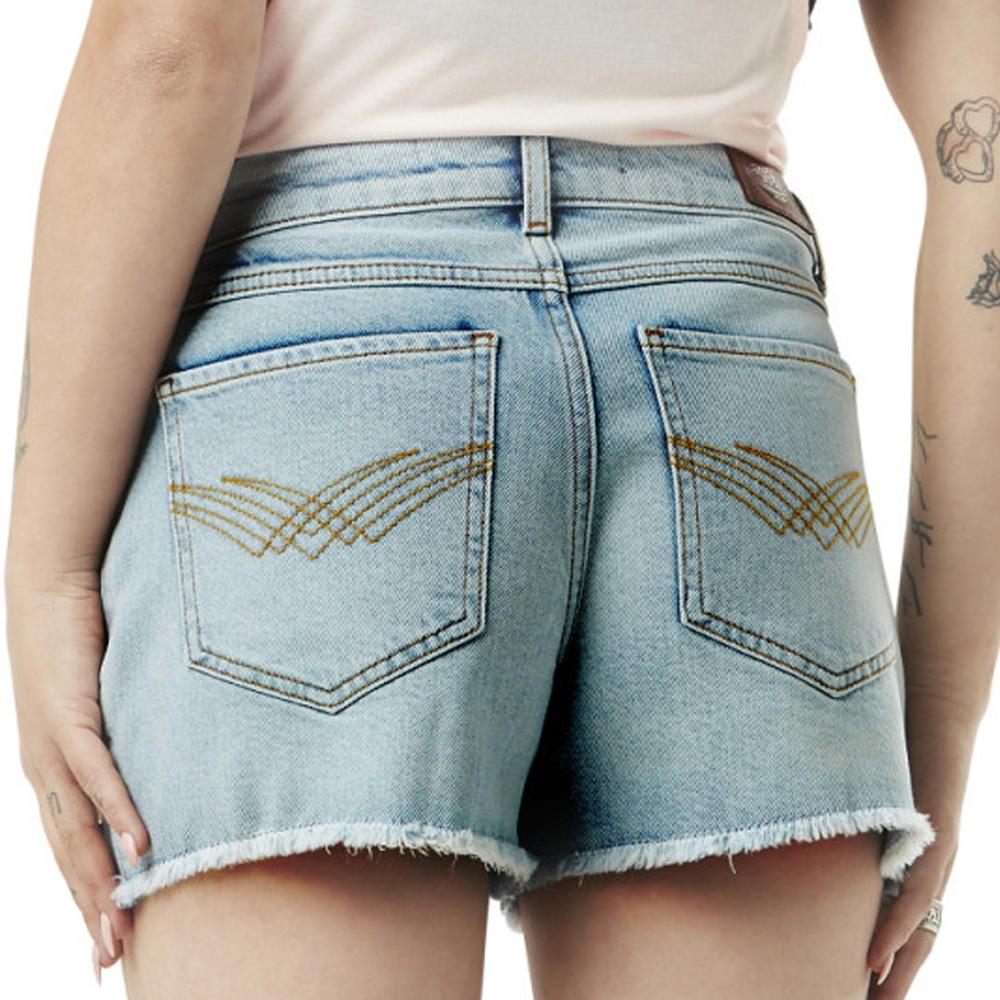 Von Dutch Short Bleu Femme Von Dutch Brut