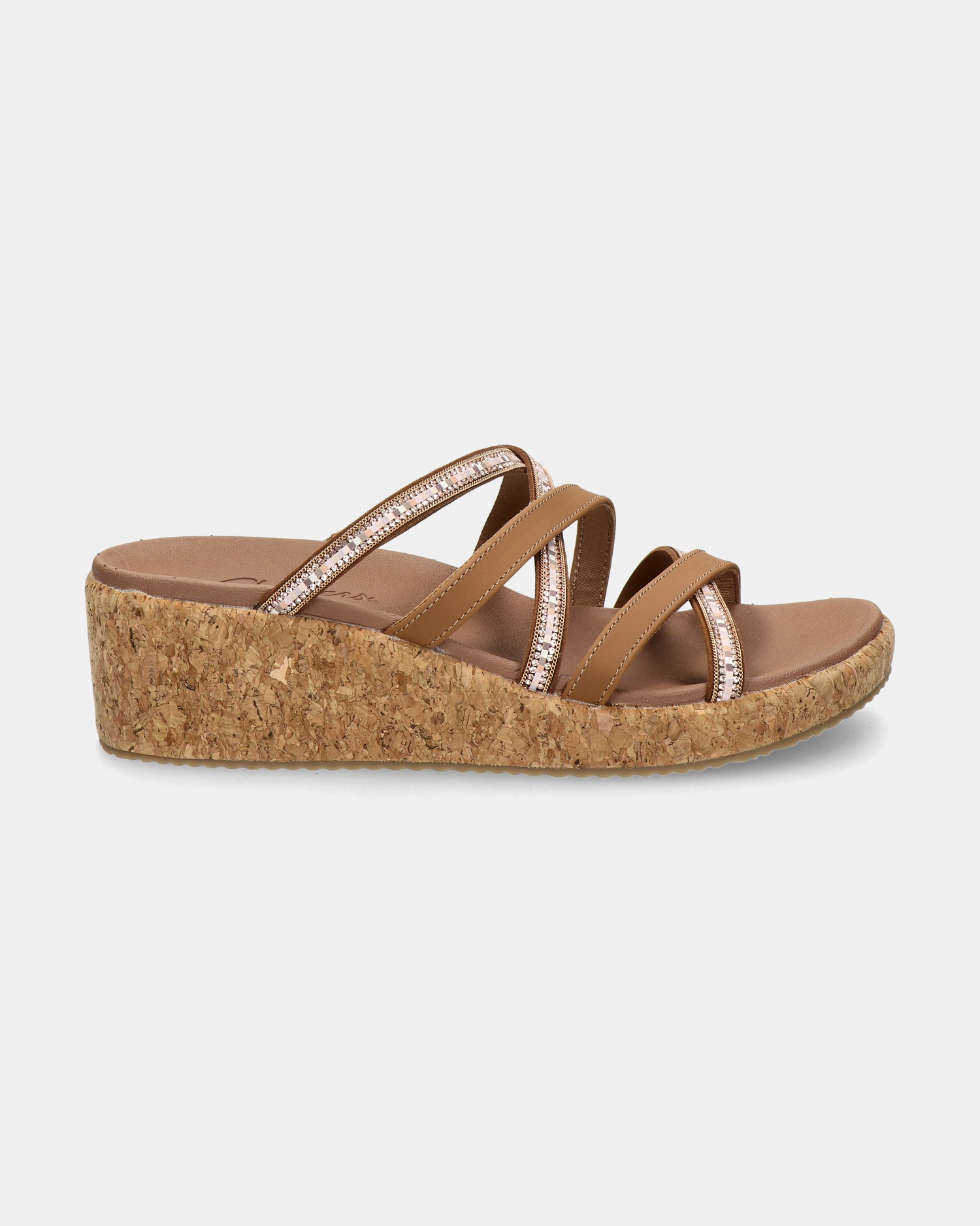Skechers Beverlee Arch Fit Sandalen  - beige