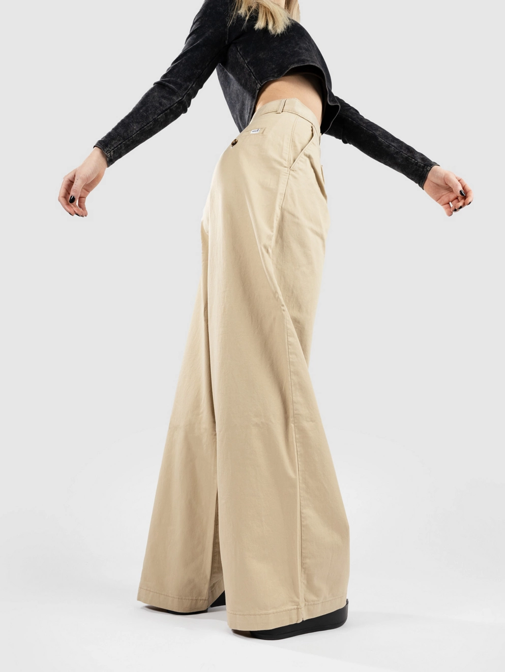 Levi's Pleated Wideleg Trouser Pants safari