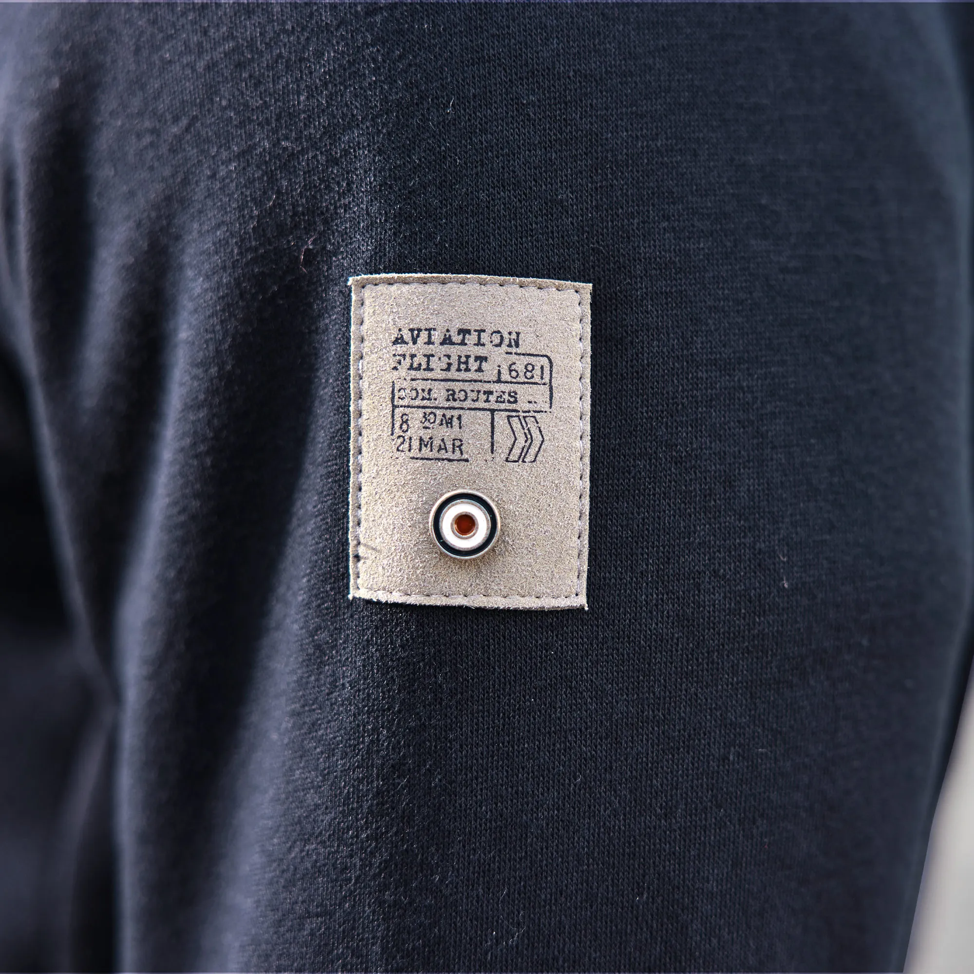 Herren-Sweatjacke mit Stehkragen