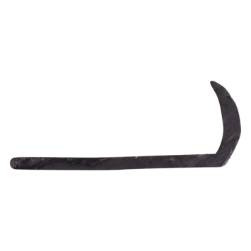 Hockeystickprofiel kunststof zwart 8x21 mm lengte 260 cm