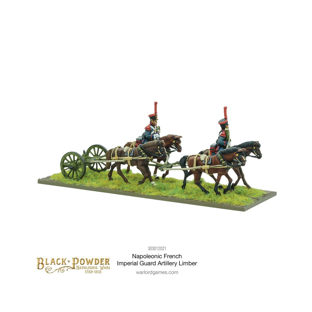 Black Powder - Napoleonic French Imperial Guard Artillery Limber