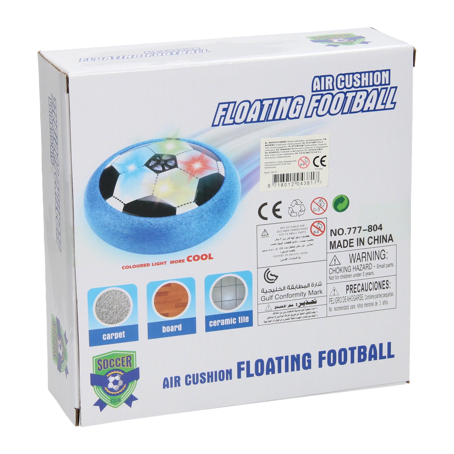 Air Voetbal met Licht