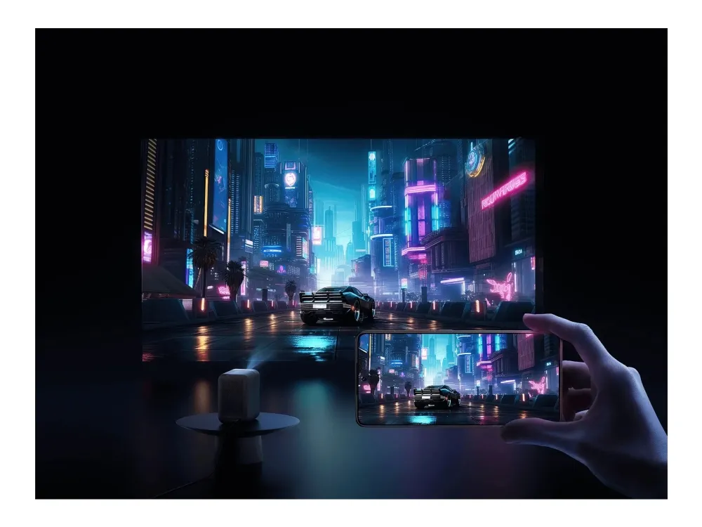 Xiaomi Smart Projector L1 Pro - LCD-projektor - bærbar - 400 ANSI lumens - Full HD (1920 x 1080) - 1080p - 802.11ac wireless / Bluetooth 5.0