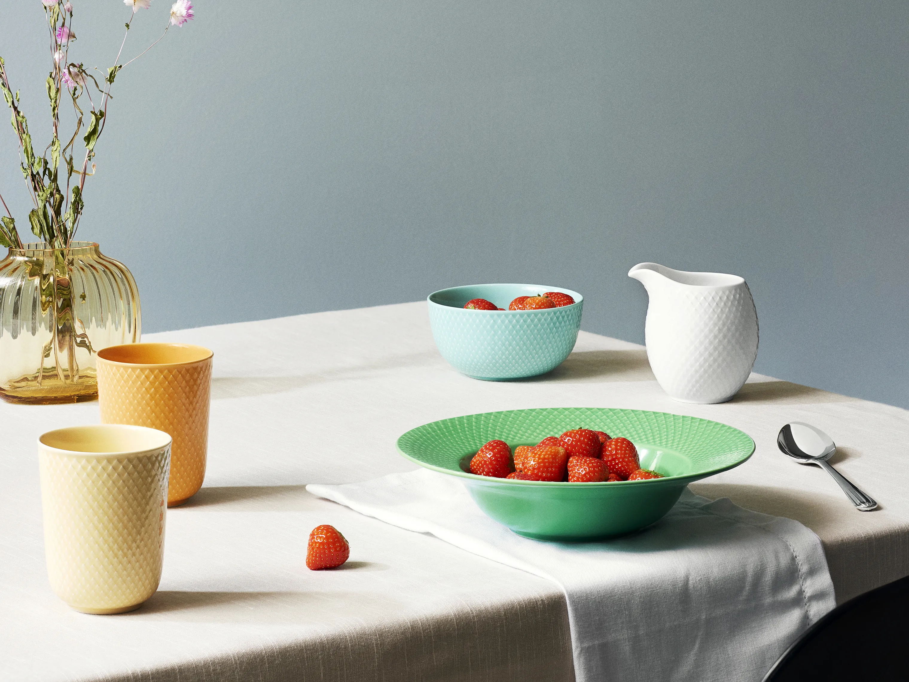 Lyngby Porcelæn Rhombe Mælkekande