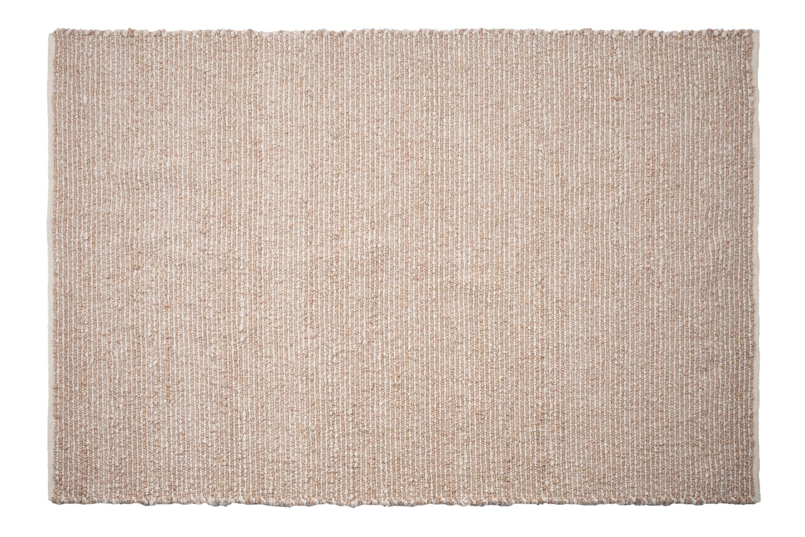 Bhadohi gulvteppe 160x230 160x230cm beige polyester/bomull håndvevd