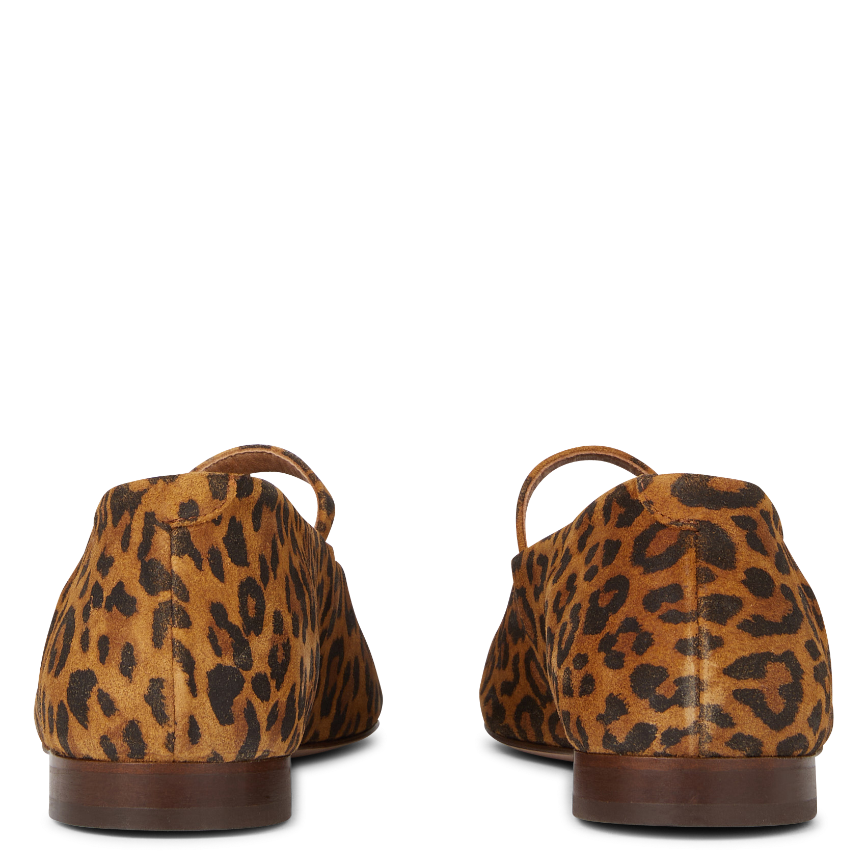 MIKIE - Ballerines léopard en cuir suédé| Multicolore