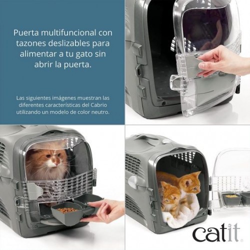 Transportadora Pet Cabrio, cor cereja