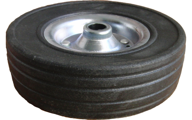 moog Trailerparts Vollgummirad mit Blechfelge für Stützrad