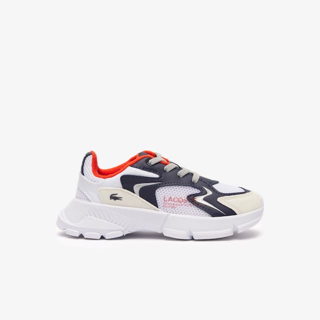Sneakers L003 Neo bébé en textile Chaussures - Blanc - Lacoste - Enfant