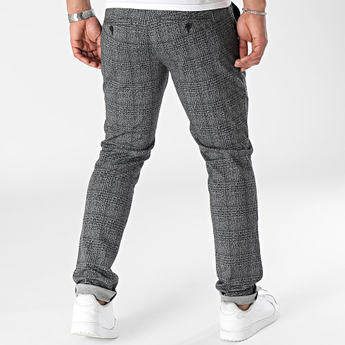 Pantalon Carreaux 20716663 Gris Noir