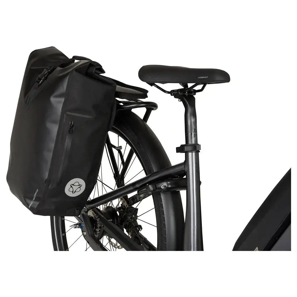 AGU Clean Single Shelter Click'nGo Large 21L Fietstas/Rugzak Zwart