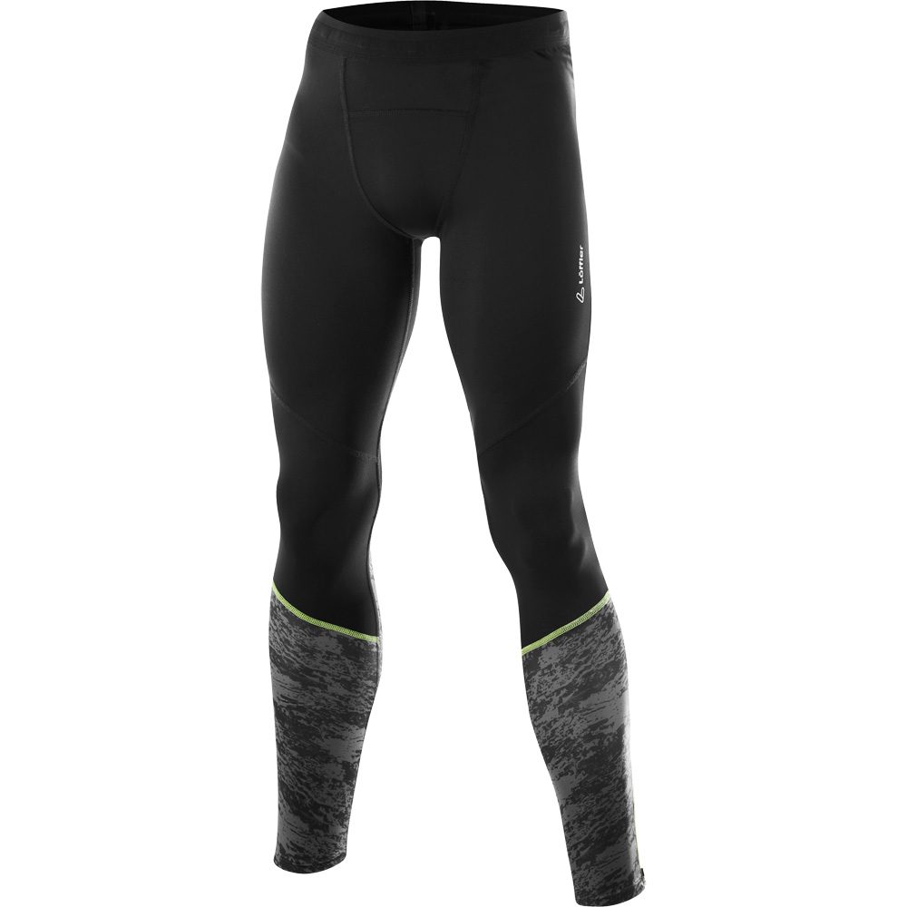 Löffler Tights Speed DD Langlaufhose Herren schwarz