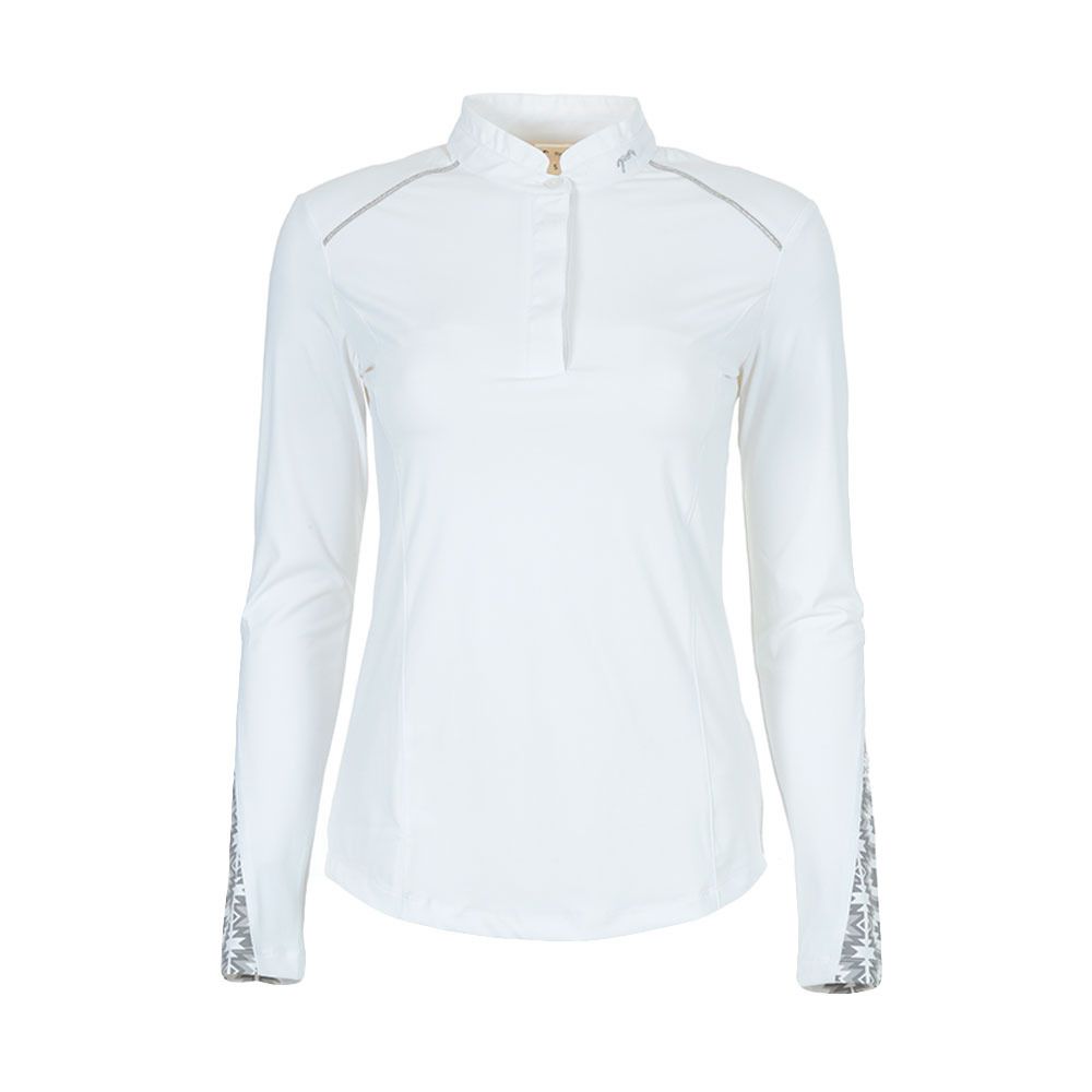 Pénélope ANAIS - Polo de concours Femme blanc