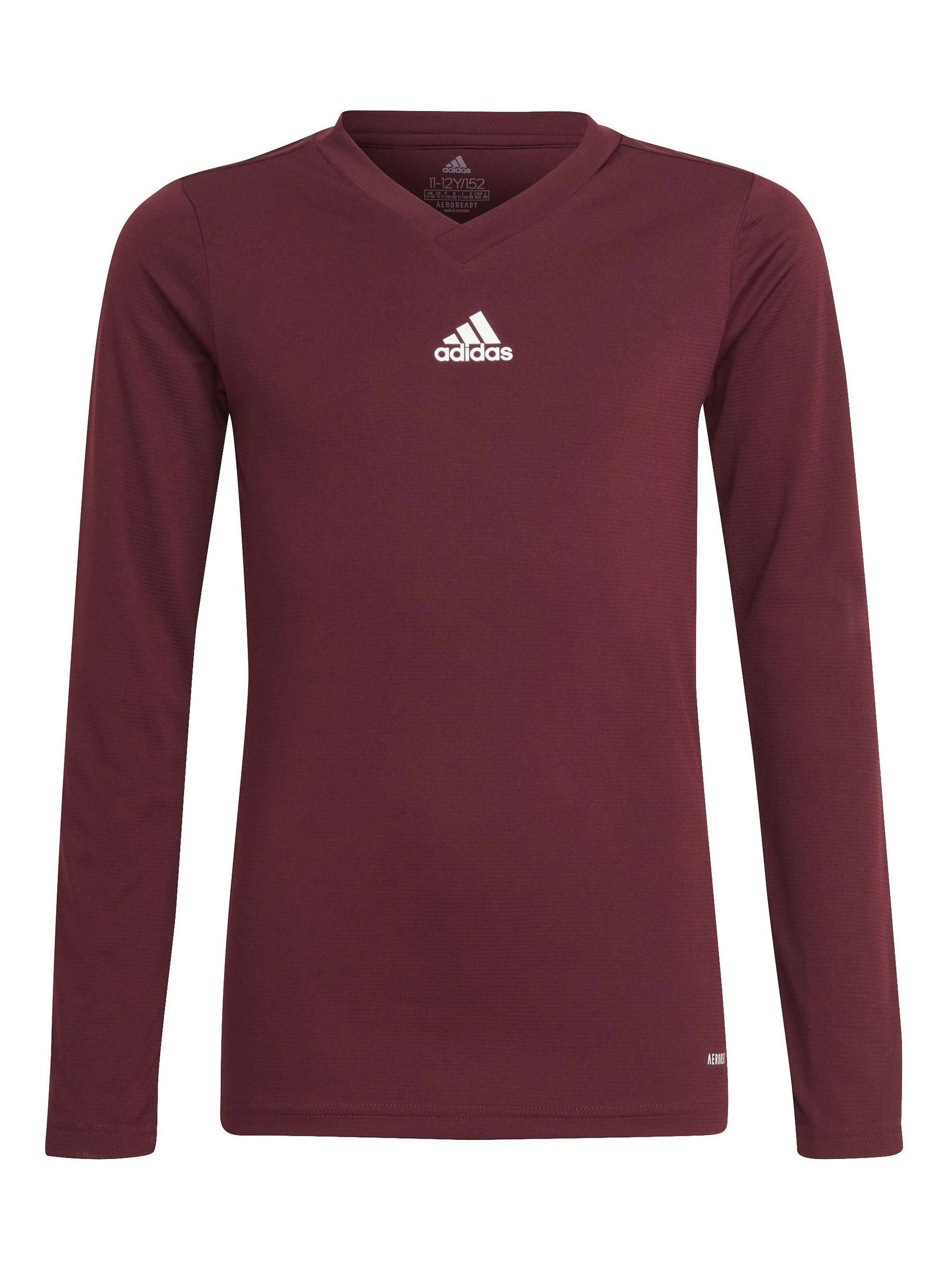Kastanjebruin-rood - Adidas - Team Base T-shirt