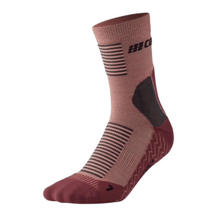 CEP Dame Strømper Cold Weather Mid-Cut Socks Rød